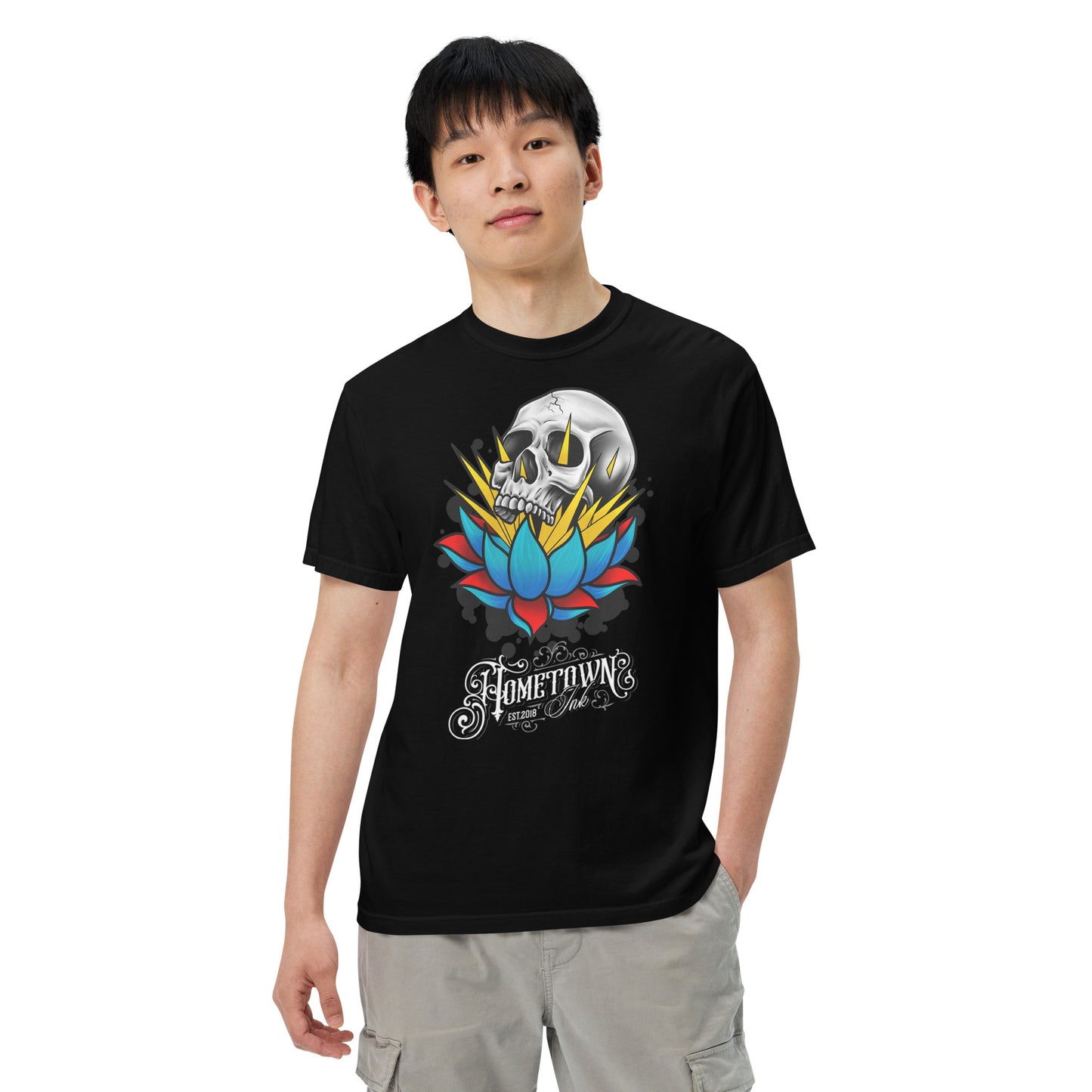 Skull and Lotus T-Shirt