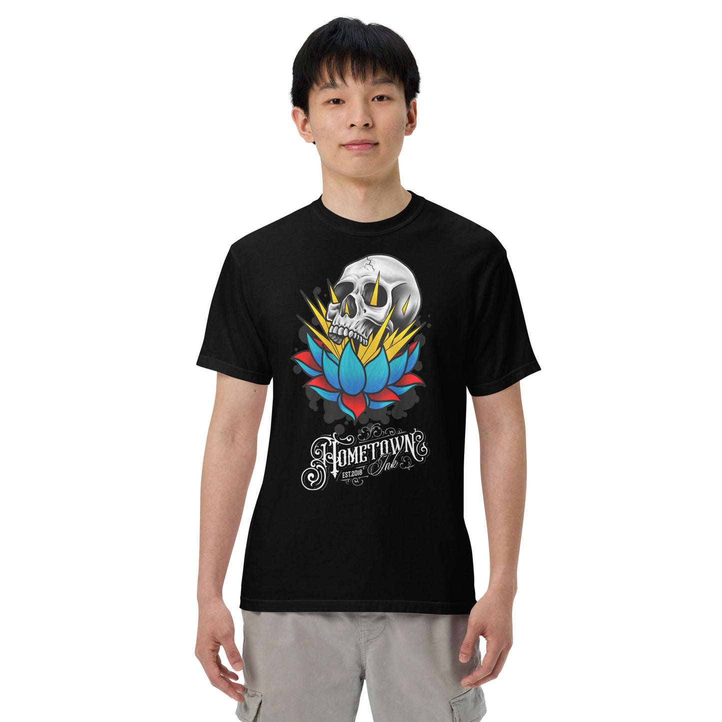 Skull and Lotus T-Shirt