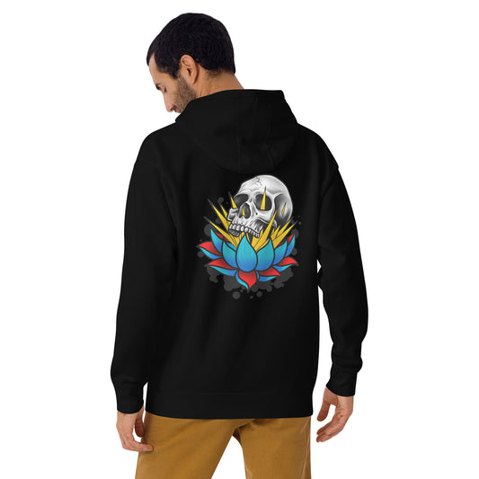 Skull and Lotus Hoodie